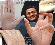 马云手相放大